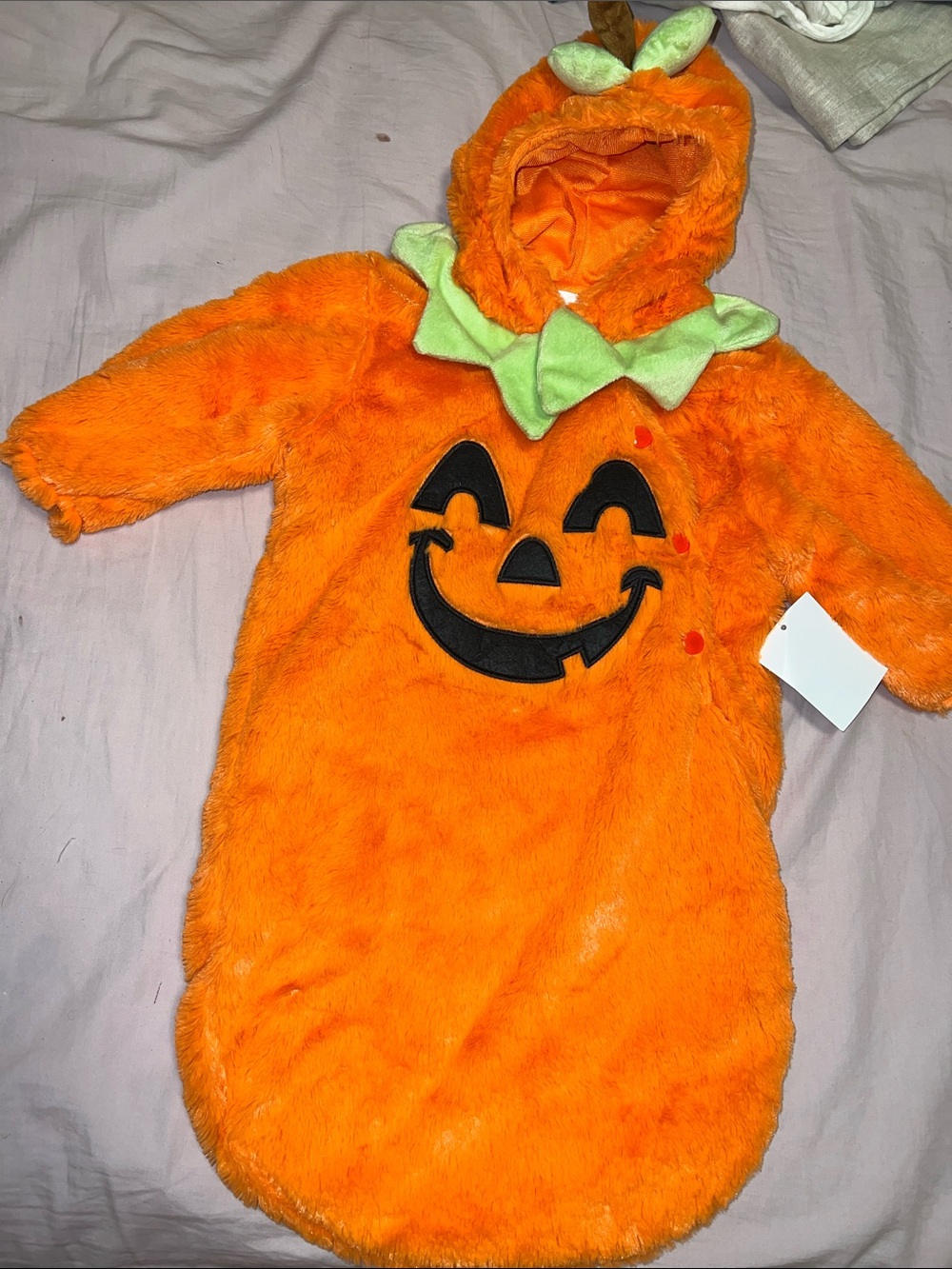 Orange Plush Pumpkin Infant Costume - Kids Costume